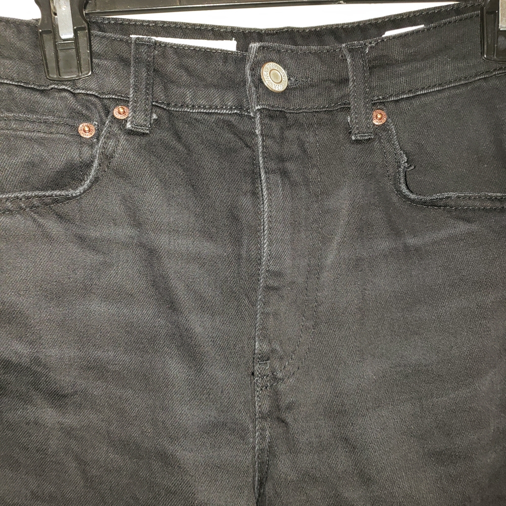 Zara Classic Black Denim Jeans Size 6